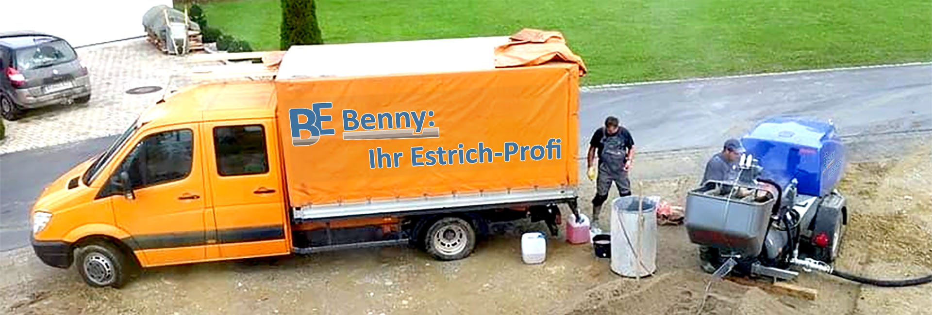 Unser Fuhrpark Estrichverlegen im Landkreis Passau