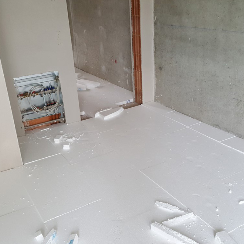 Effiziente Wärmedämmung durch Styroporplatten, Heizkosten sparen